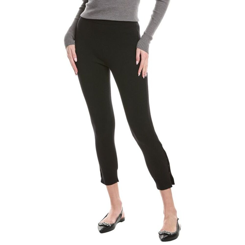 Akris Womens  Wool & Silk-Blend Pant, Black